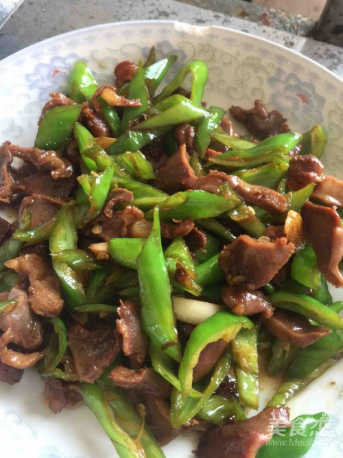 辣椒炒鸡胗的做法