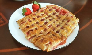 入口即化的手抓饼草莓派制作教程