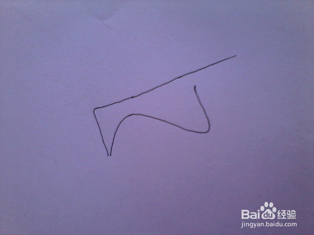 数字简笔画鸟