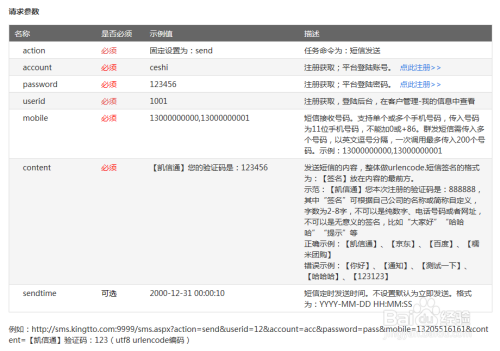 短信接口-实现短信发送实例