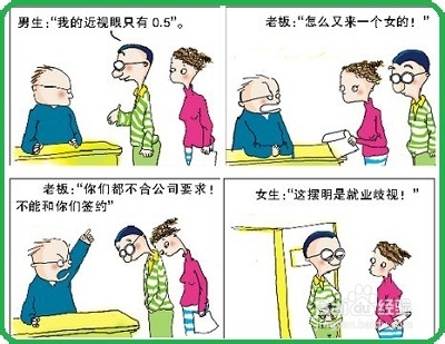 女大学生受到就业歧视:怎么办?