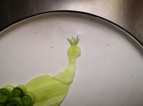 孔雀黄瓜卷的做法