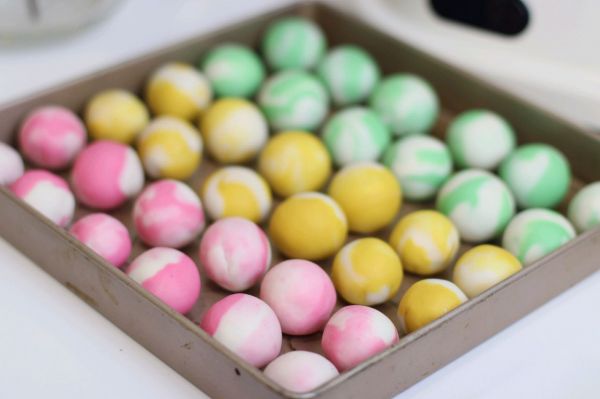 教你做琉璃彩色黑芝麻汤圆