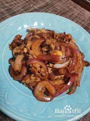 好吃的洋葱羊肉