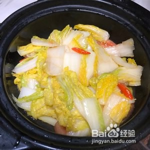 白菜蛋饺煲怎么做好吃