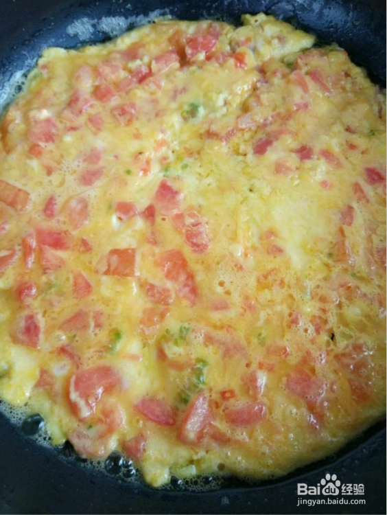 西红柿鸡蛋饼怎么制作