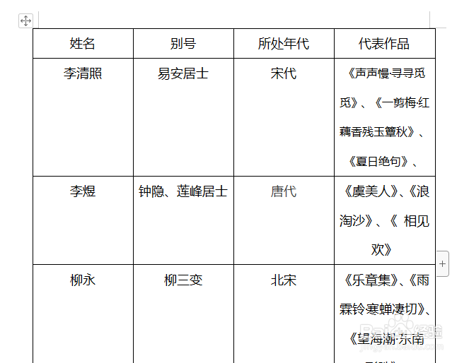 word表格如何调整行高列宽