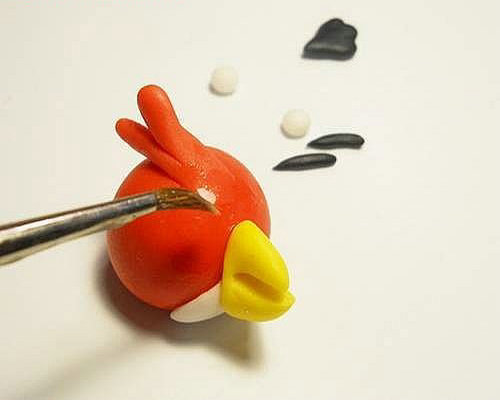 怎样用橡皮泥捏一只疯狂的小鸟