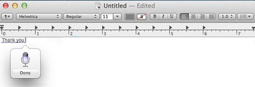 Mountain Lion语音输入怎么开启？