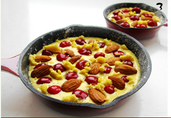 樱桃大杏仁蛋糕