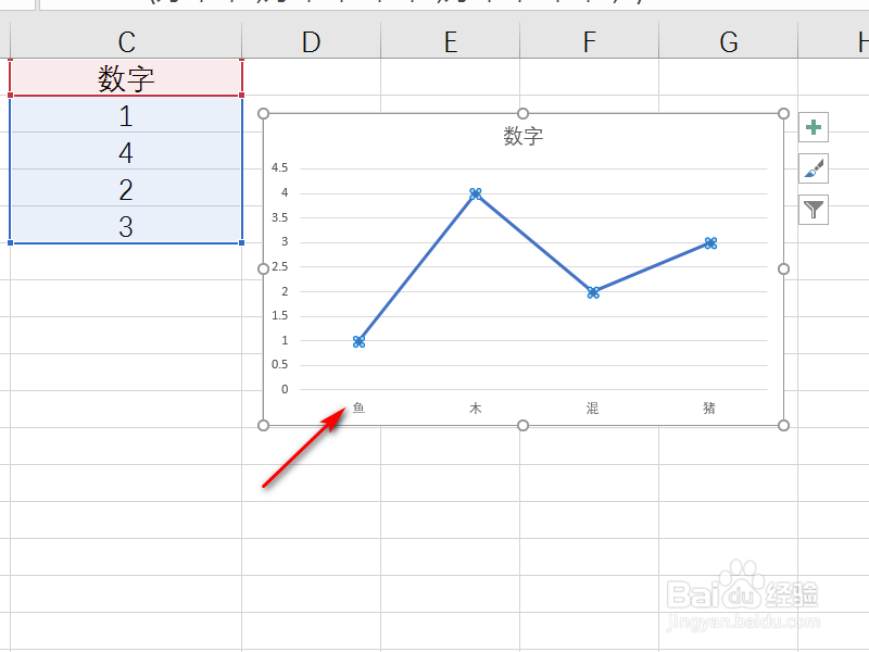 excel折线图怎么改x轴