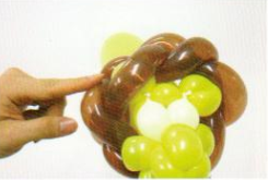 魔法气球造型系列之卡通气球狮子(下)