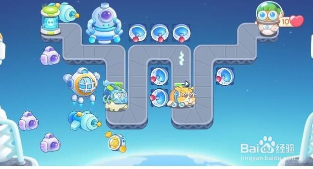 保卫萝卜4太空穿越第48关攻略