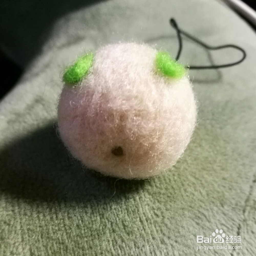 在家做的兔子挂件