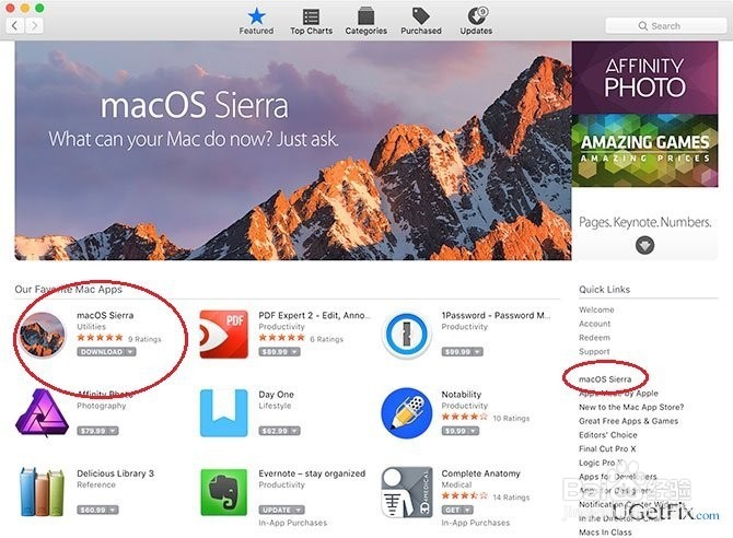 如何在Mac Store上禁用MacOS Sierra升级通知