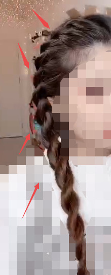 侧边两股辫慢动作教程