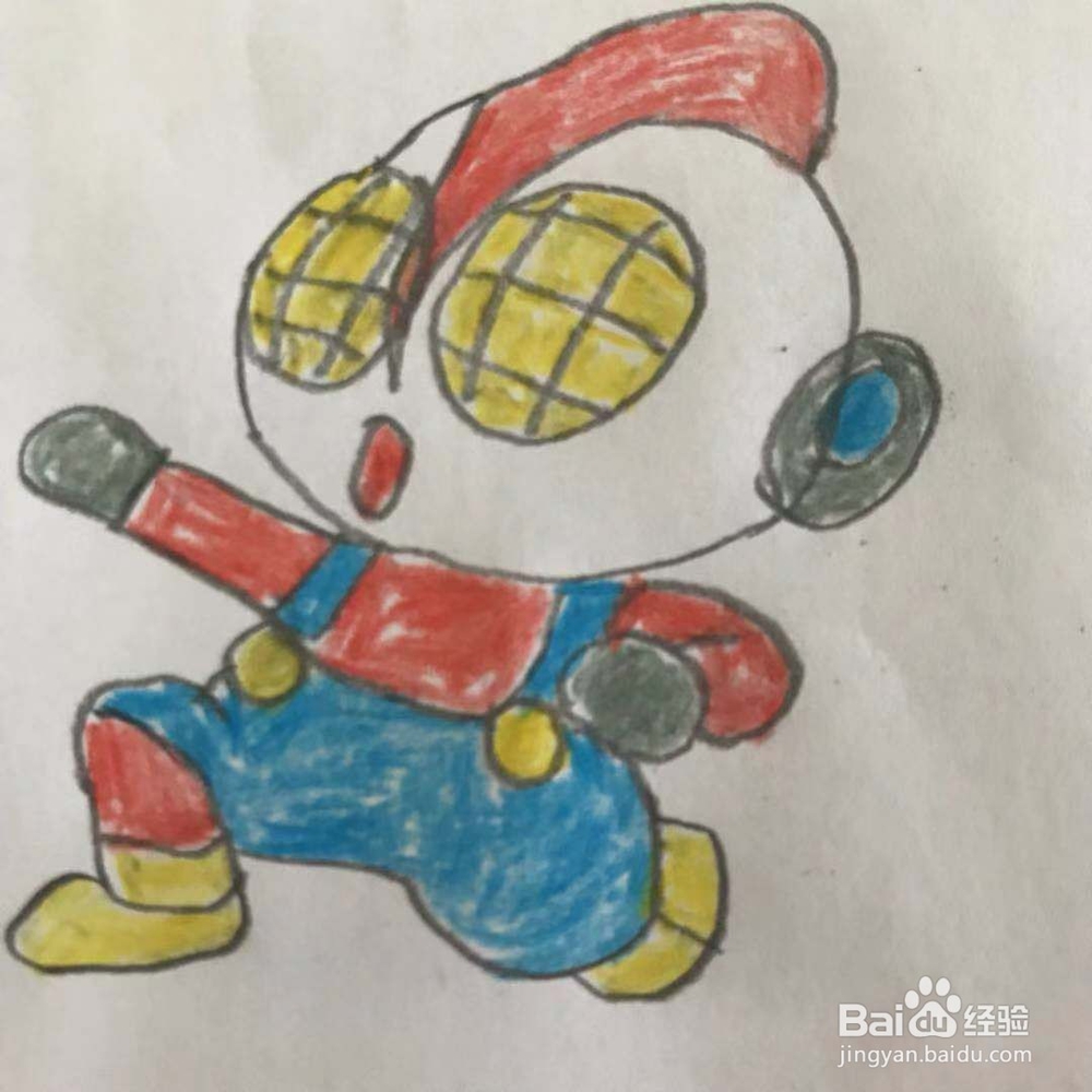 咸蛋超人怎么画呢？