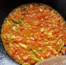 很有食欲的番茄炒豆腐