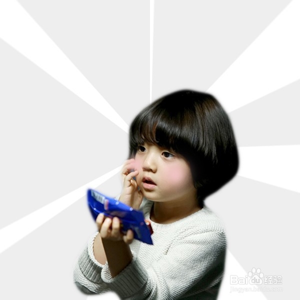 使用 PS 制作不规则条纹背景海报