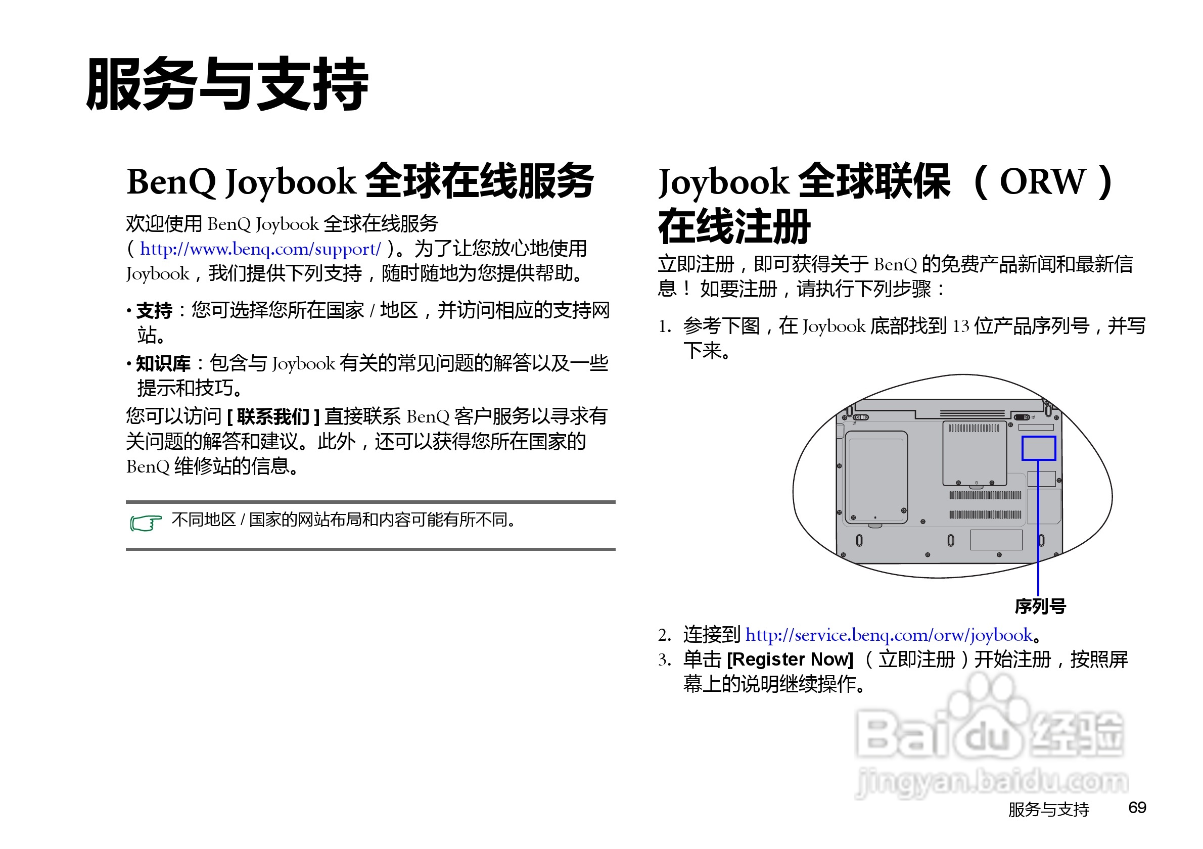 明基Joybook S35(Vista)笔记本说明书:[8]