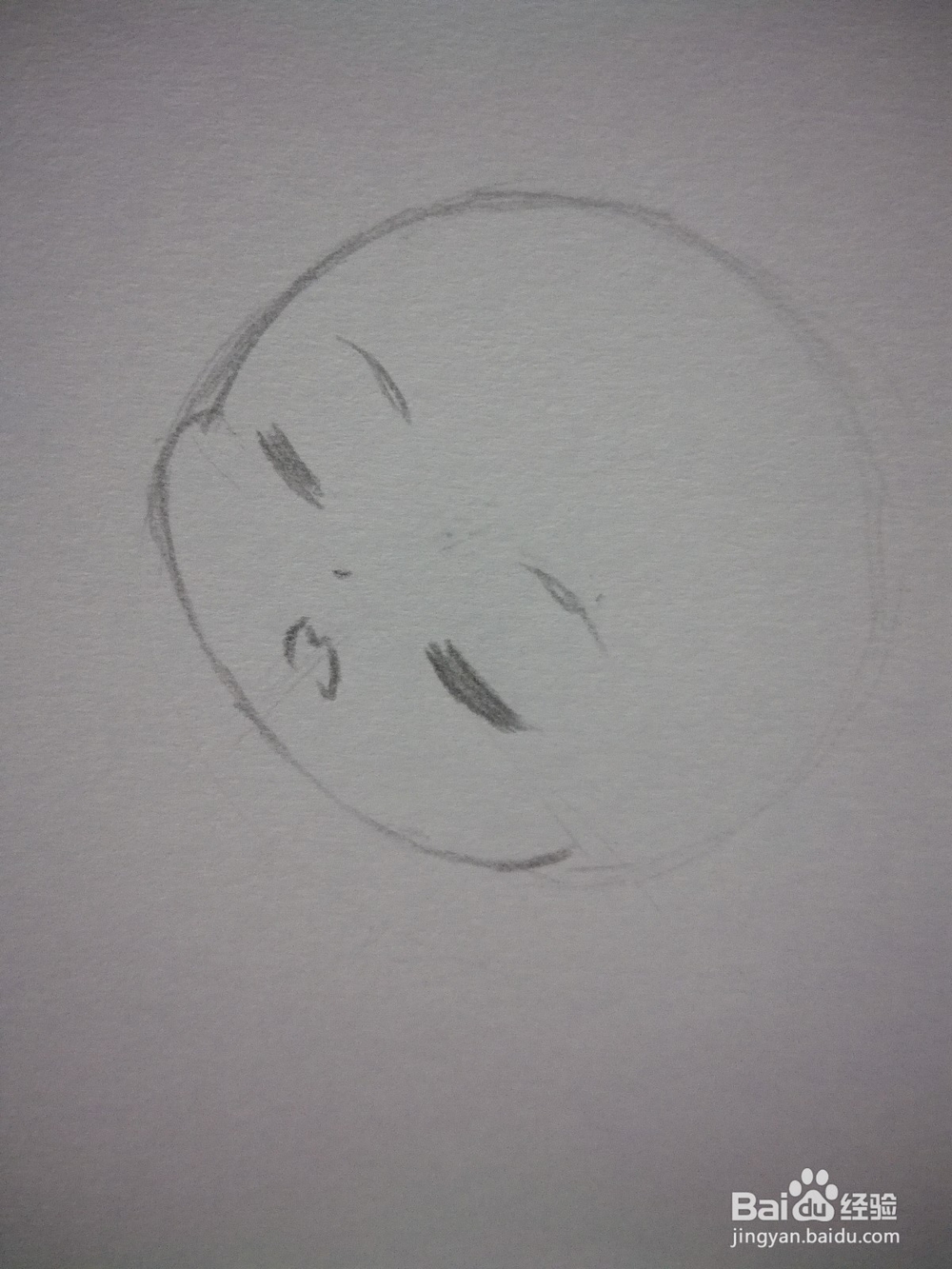 卡通Q版动漫人物头部和五官手绘线稿教程