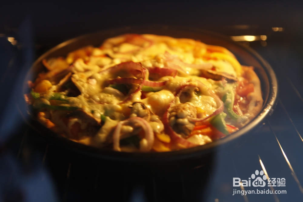 味道绝美的培根披萨