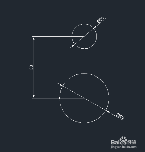 CAD如何画两个圆的公切线