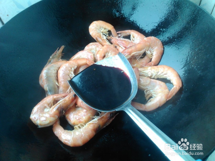 红烧九节虾的做法