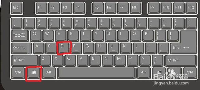 电脑操作时候如何快速显示桌面