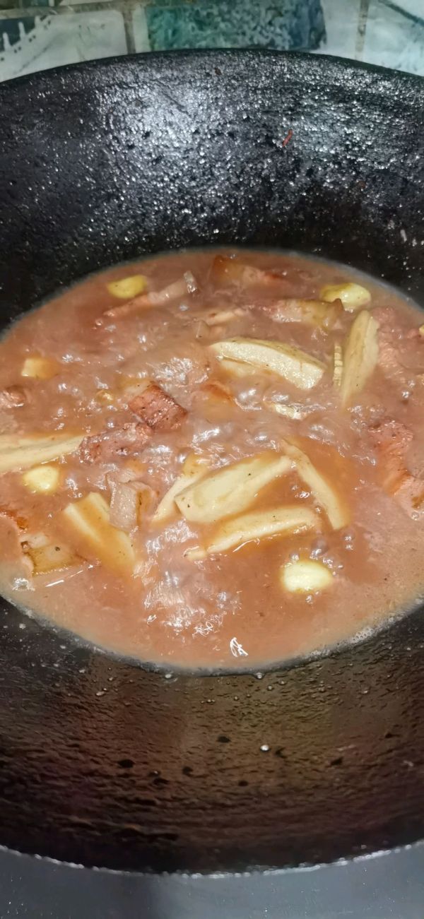 五花肉南乳炆莲藕