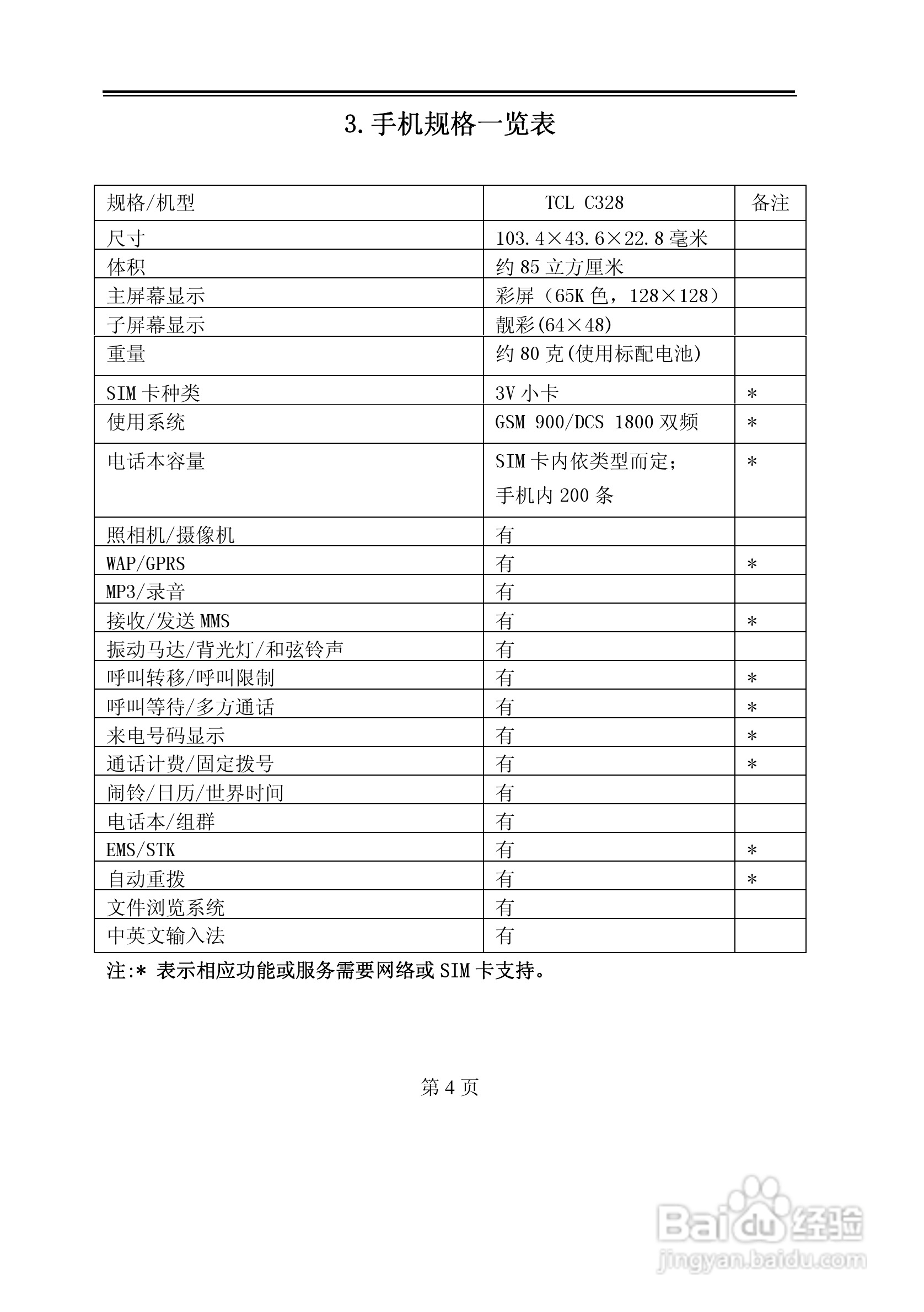 TCL C328手机使用说明书:[1]