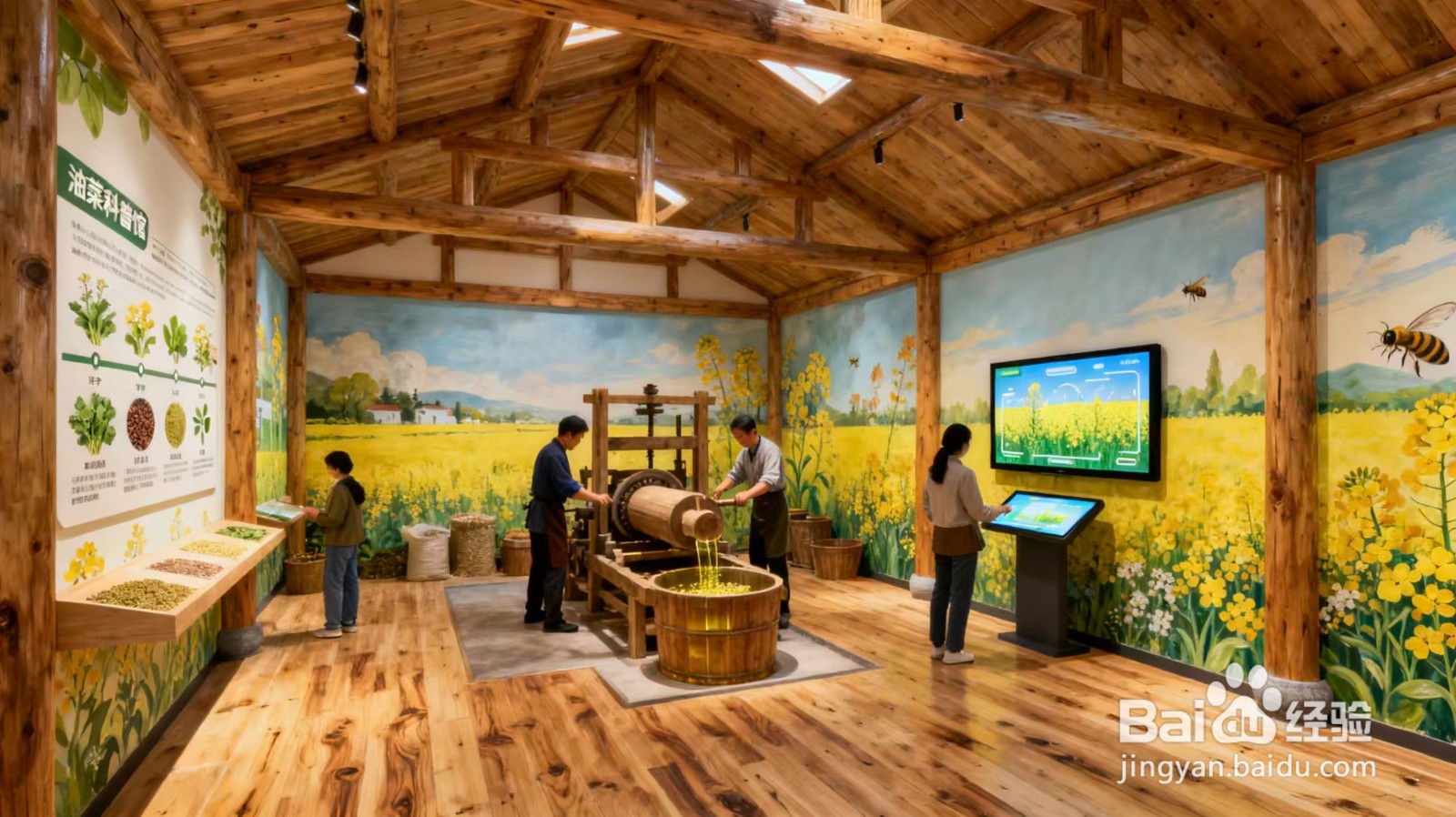 怎样打造油菜花观赏基地