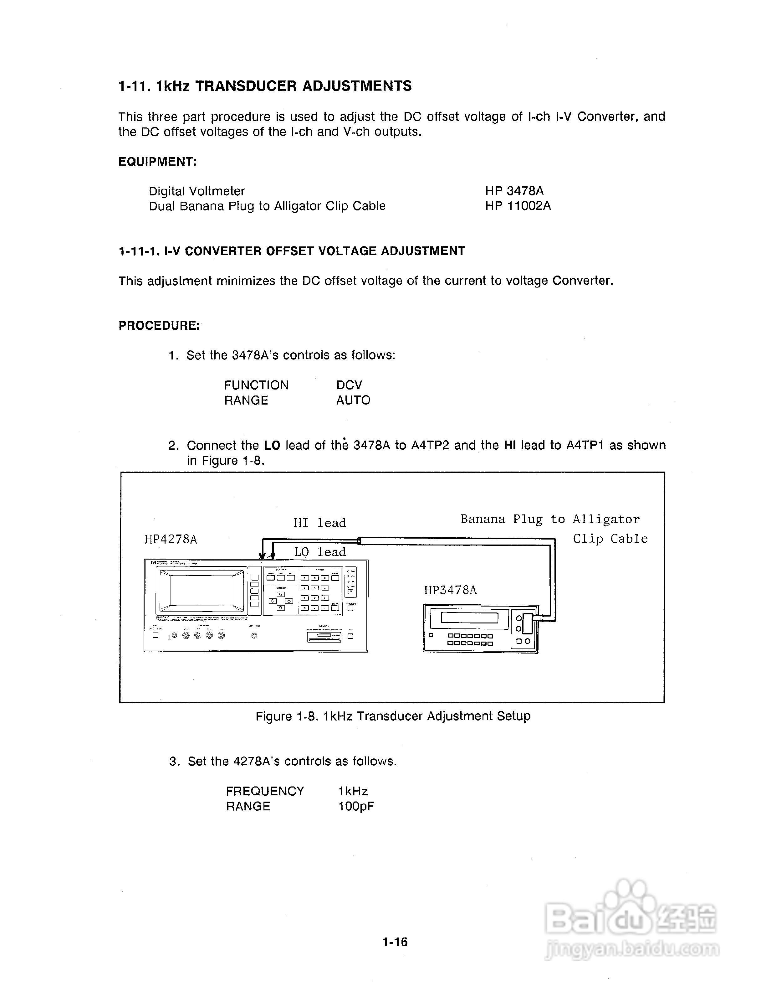 HP 4278A测试电桥使用说明书:[4]