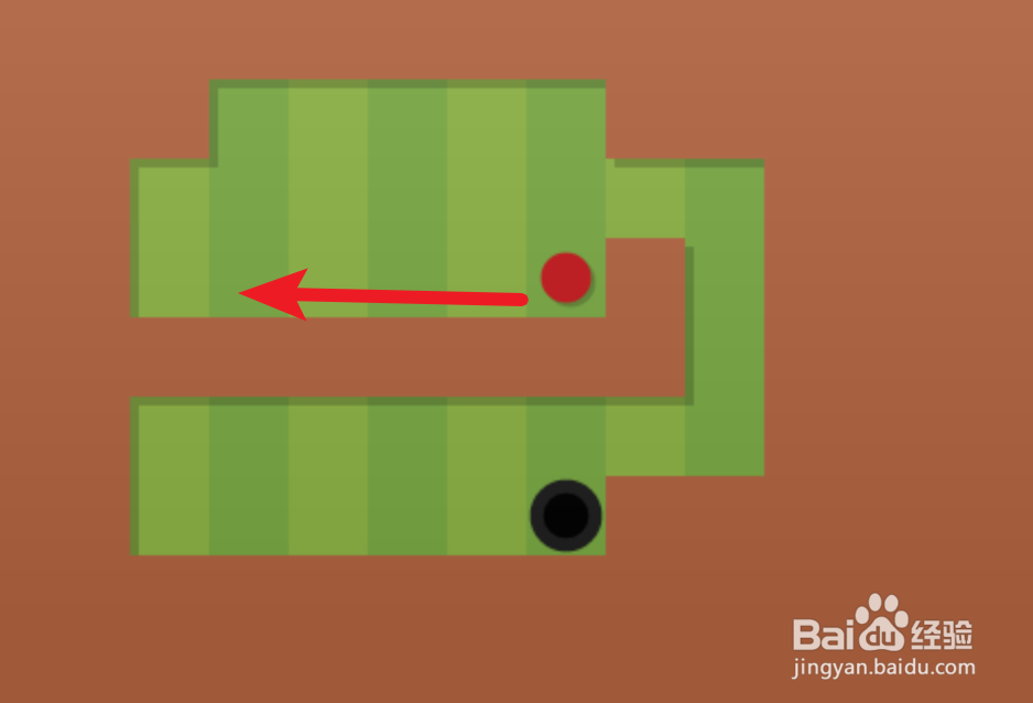 休闲游戏，红球进黑洞是怎么玩的？