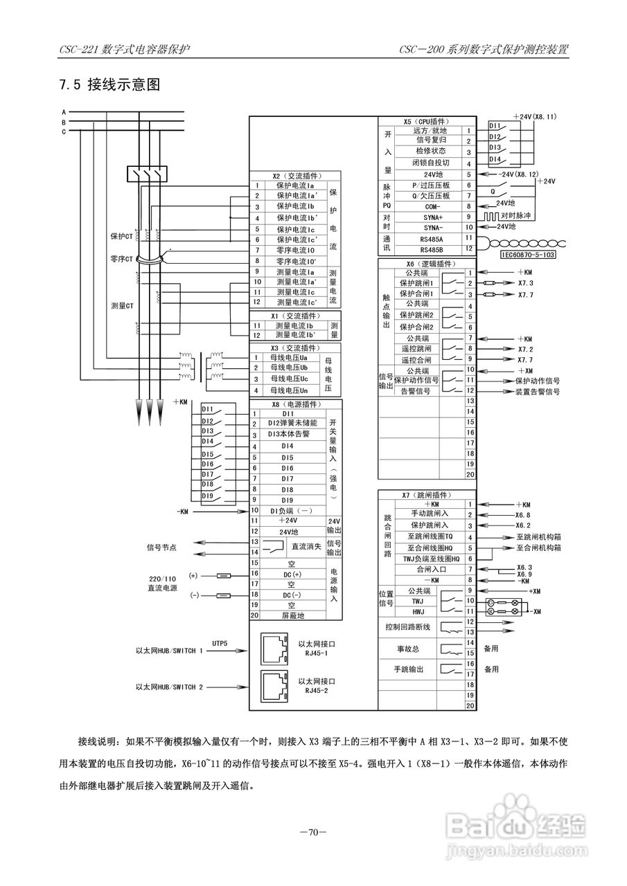四方CSC-246数字式备用电源自动投入装置说明书:[8]