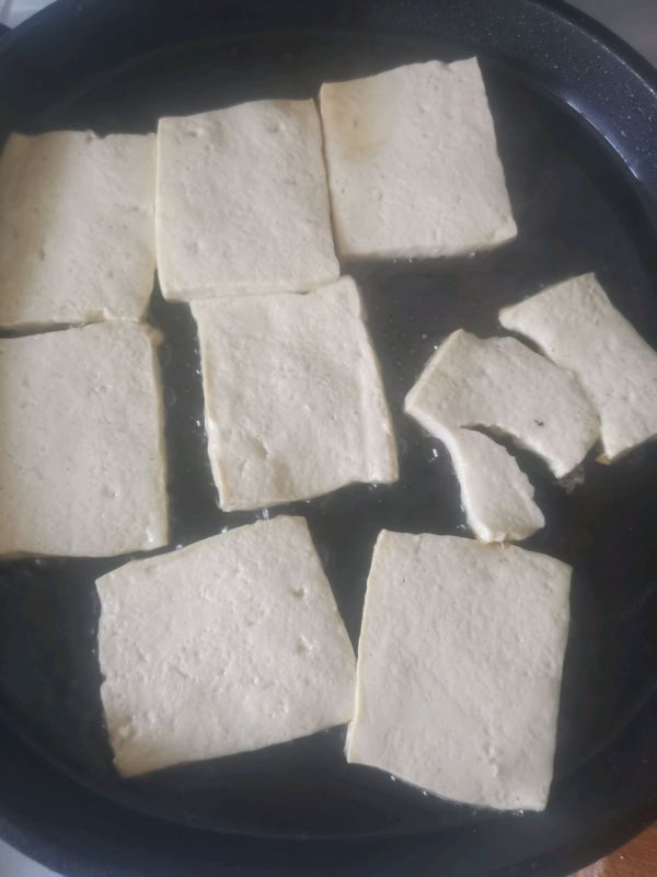 街边小吃铁板豆腐