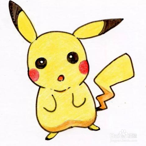 教你画萌萌的皮卡丘