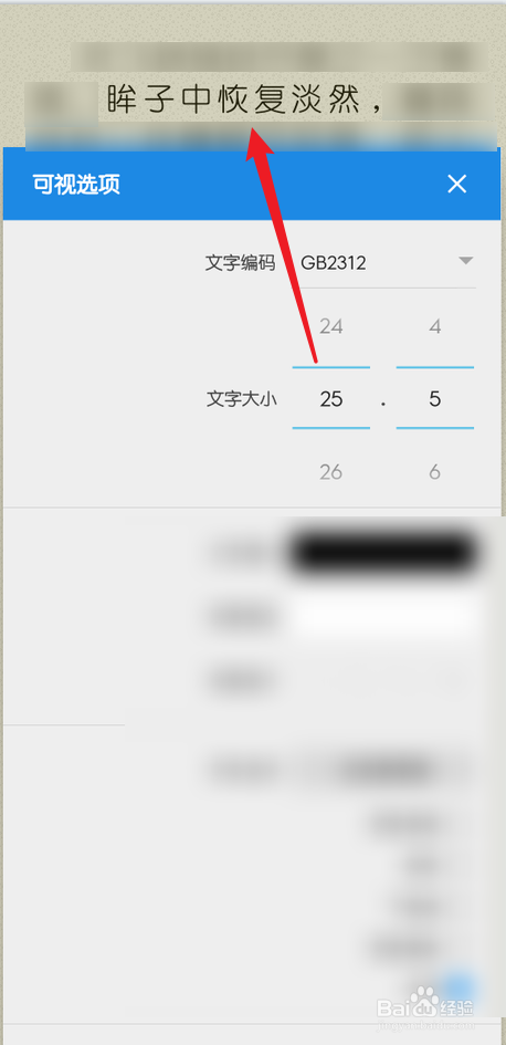 静读天下怎么修改文字大小