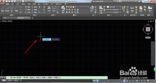 AutoCAD2019怎么画固定长度的矩形