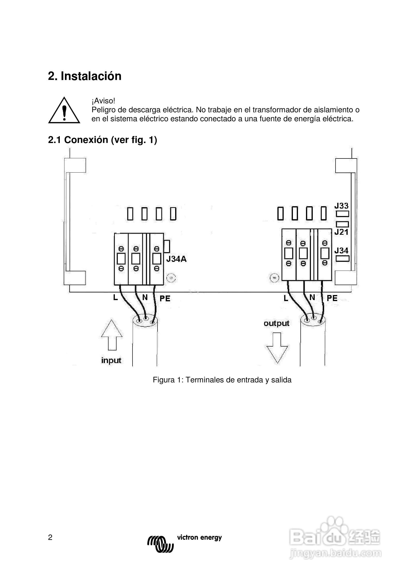 2000/3600 115/230V隔离变压器用户手册:[4]