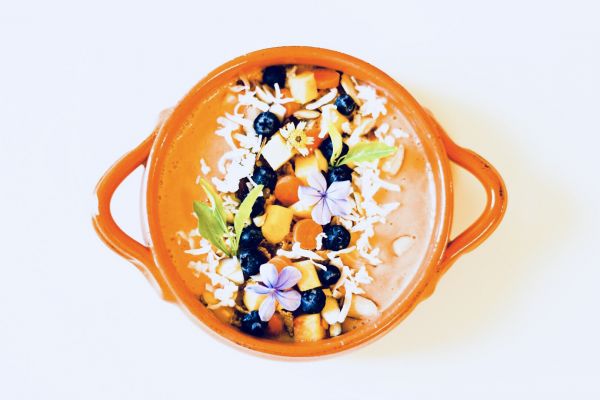 胡萝卜苹果香蕉思慕雪