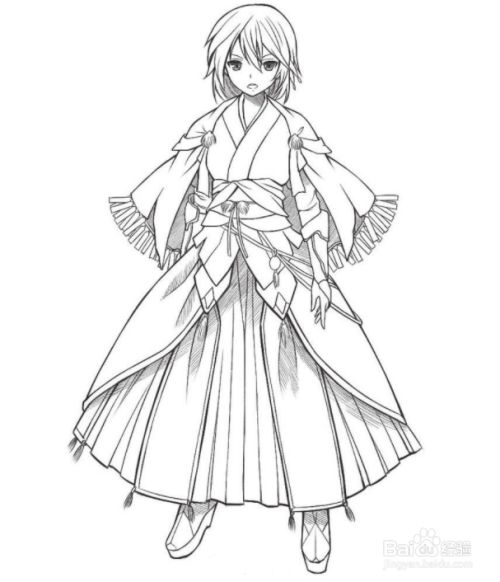 古风漫画人物站姿怎么画 百度经验 古风漫画人物站姿怎么画 百度经验