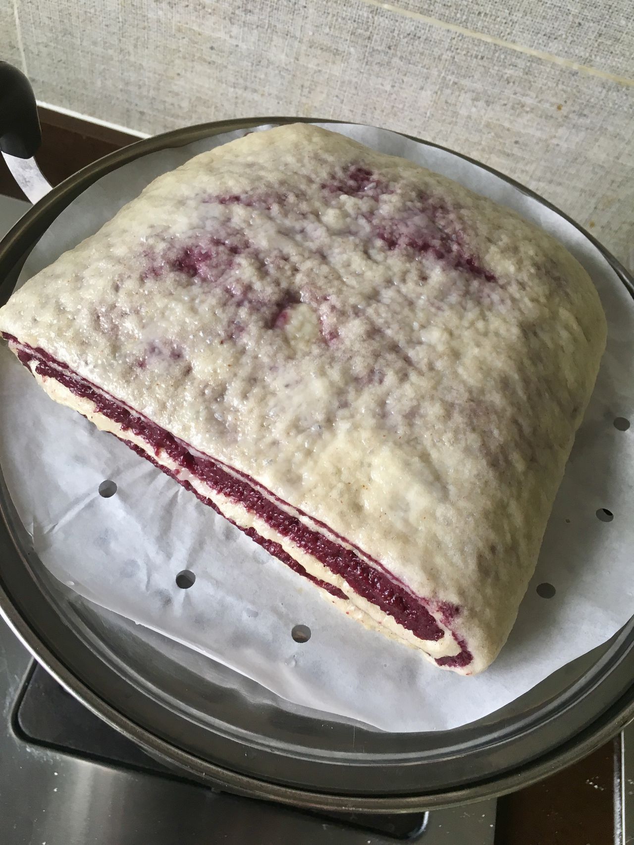 双色杂粮椒盐蒸饼让你的孩子爱不释手！