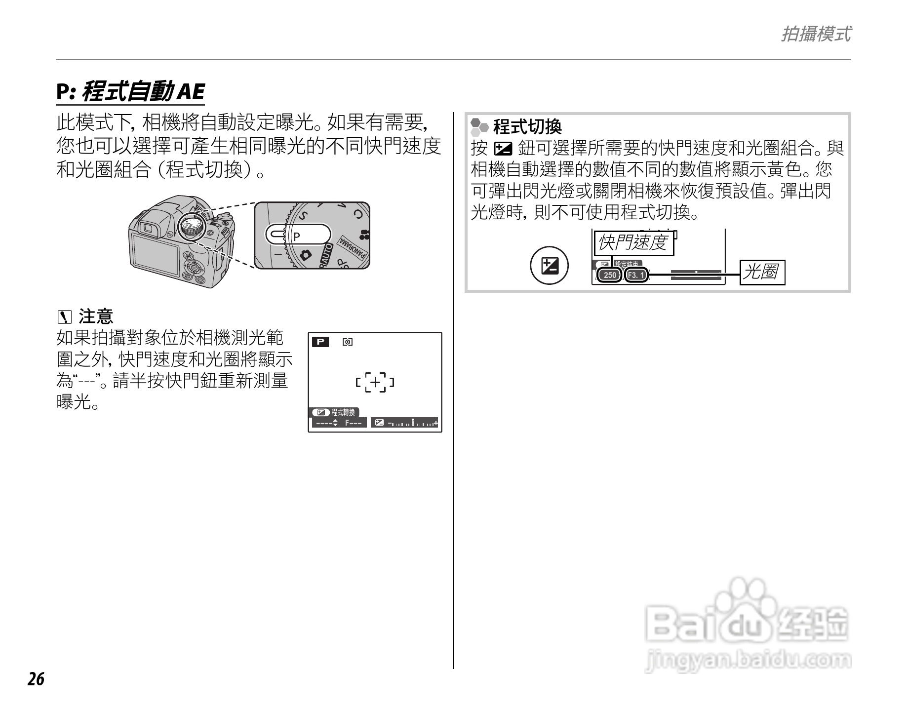 富士FinePix S3900数码相机使用说明书:[4]