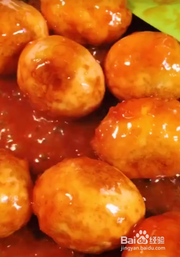 糖醋虎皮鸡蛋的吃法