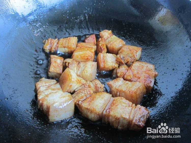 干豇豆红烧肉的做法 最正宗的做法