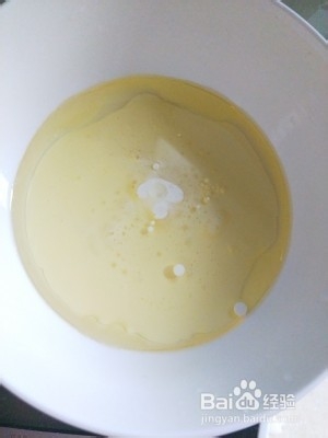 在家简单制作威风蛋糕