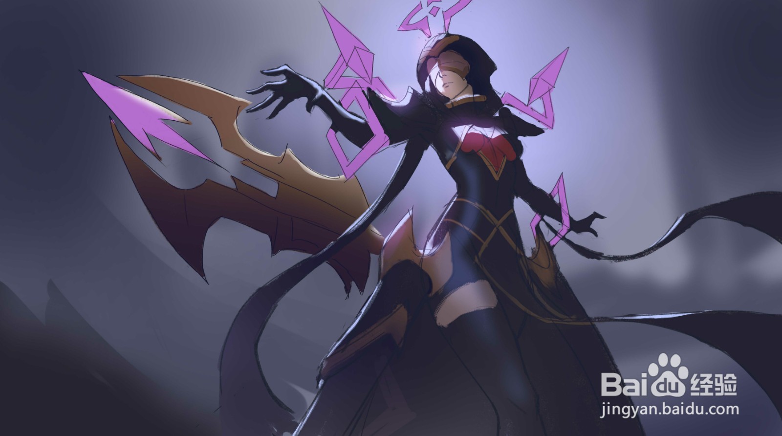 绘画教程：女性战士角色绘制小教程