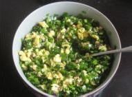 烫面香菇韭菜盒