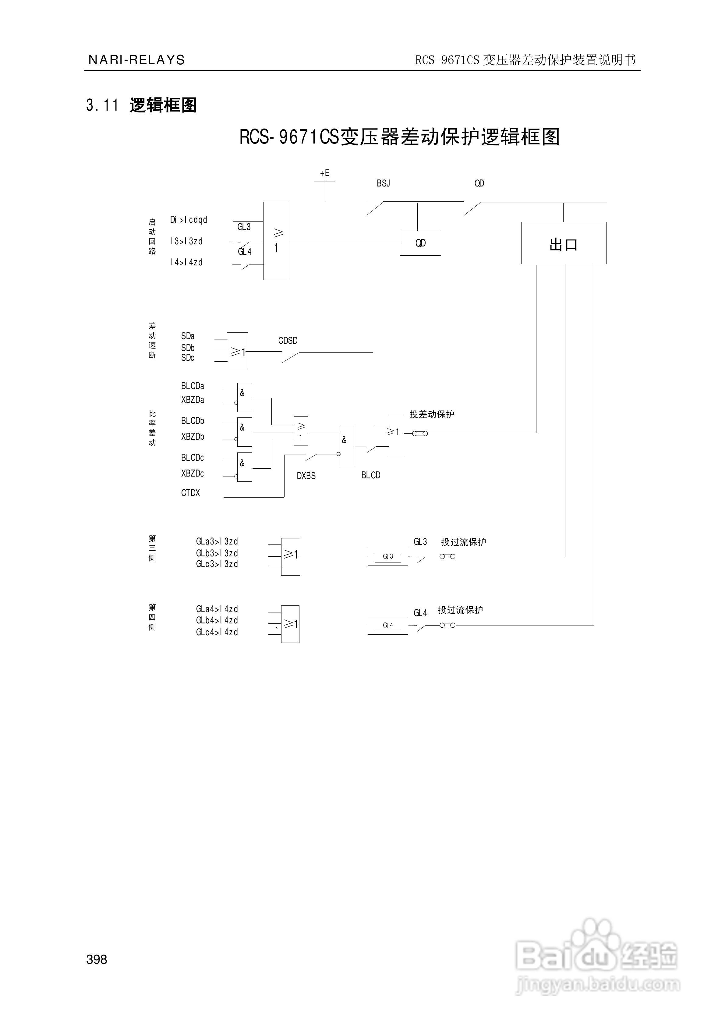 南瑞继保RCS-9681CS变压器后备保护测控装置说明书:[41]